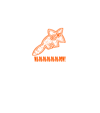 fox. minta fekete pólón