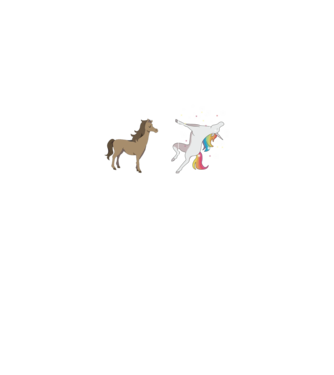 te lányod én lányom unikornis minta sötétkék pólón