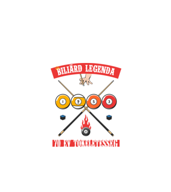 Biliárd legenda született 1953 minta fekete pólón