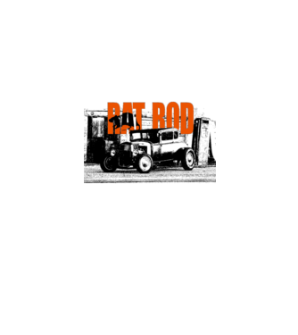RAT ROD h8u minta piros pólón