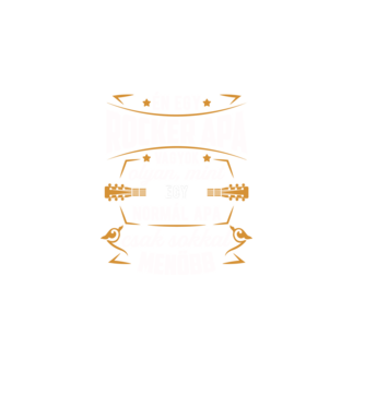 Menő Rocker apa minta fekete pólón