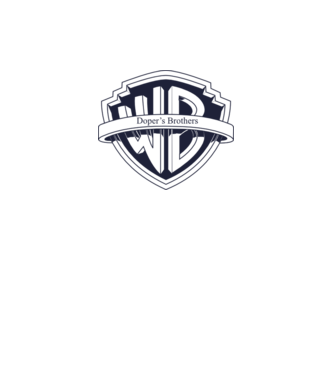 Warnerbros Doper's Brothers minta fehér pólón