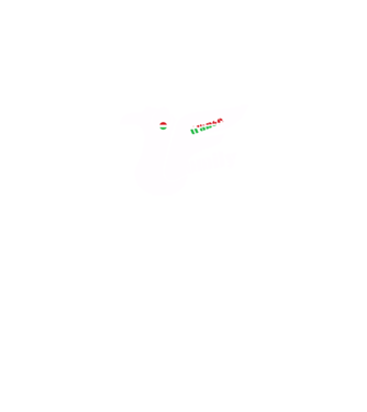 Hungarian Trance Family White logo minta fekete pólón