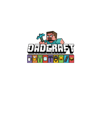 Dadcraft minta fehér pólón