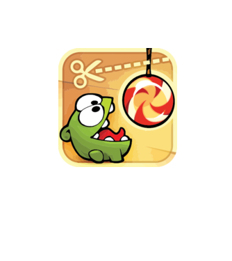Cut the Rope minta zöld pólón