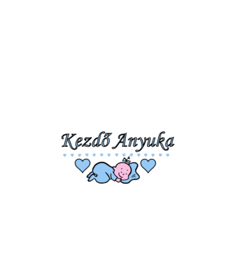 Kezdő anyuka 1 minta homokszín pólón