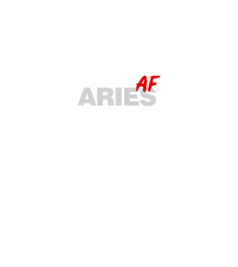 ARIES as fuck minta fekete pólón