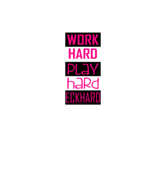 work hard_play hard_eckhard_2c minta fehér/piros pólón