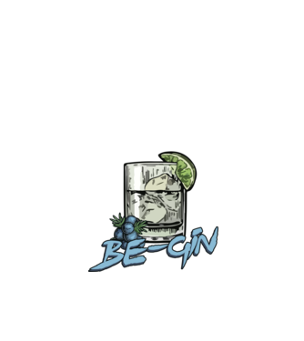 Let the fun be gin minta fekete pólón