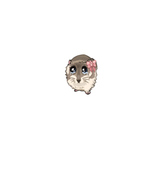 Sad coquette hamster meme minta fehér/piros pólón