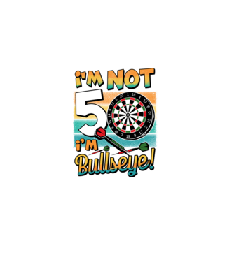 Darts Birthday 50 years old minta fekete pólón