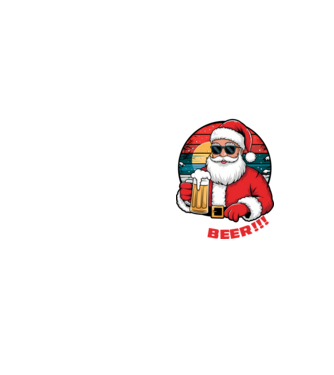 Ho Ho Hold My Beer karácsonyi fekete pólóra angol minta neonsárga pólón