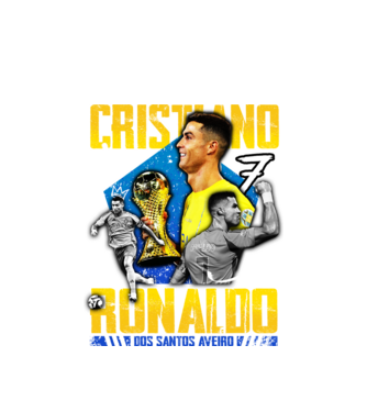 Ronaldo tribute minta fehér pólón