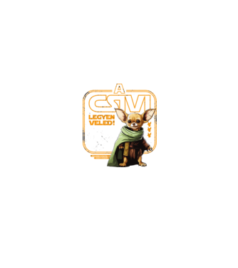 A csivi legyen veled minta fekete pólón