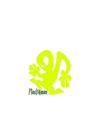 Plastikman minta homokszín pólón