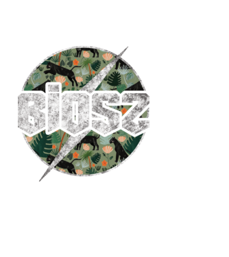 BIOSZ minta fekete pólón