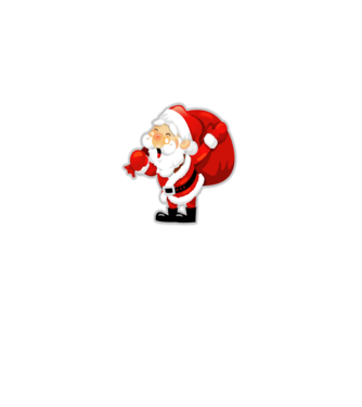Santa 6 minta sötétkék pólón