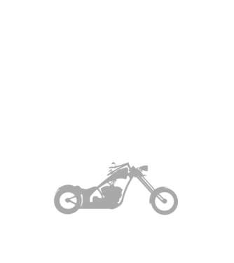 Choppermotor minta fehér pólón