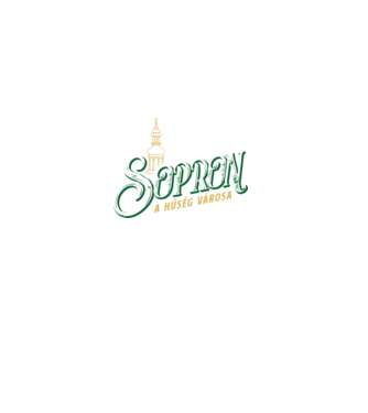 Sopron a Hűség Városa minta sötétzöld pólón