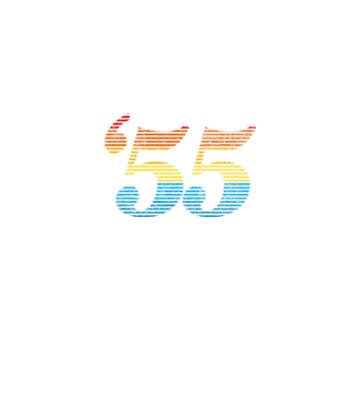 Retro születésnap 1955 minta fekete pólón