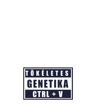 Tökéletes genetika minta világos rózsaszín pólón