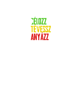 célozz, tévessz, anyázz, újra - fekete alapra minta fekete pólón