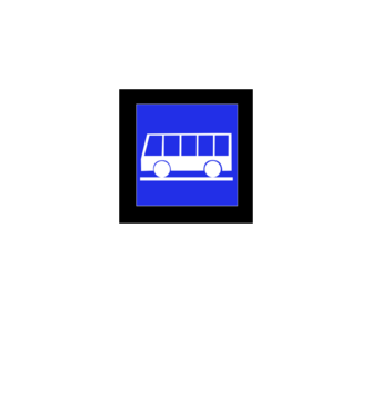 buszmeg.eps minta fehér pólón
