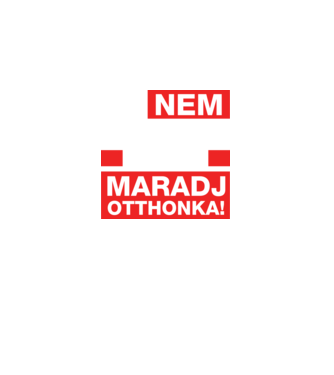 Maradj otthonka minta királykék pólón