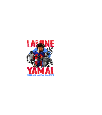 Yamal tribute minta fekete pólón