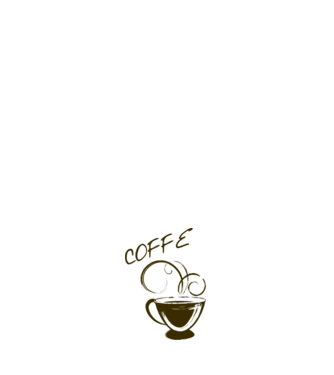 coffe 2 minta fehér pólón
