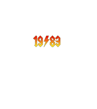 megszületik egy legenda 1983 ÁPRILIS minta fekete pólón