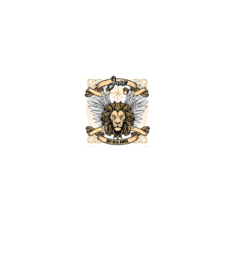 KINGS ARE BORN 2015 - JÚNIUS minta fekete pólón