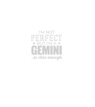 Not perfect, but GEMINI minta fekete pólón