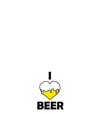 I love beer 2 minta piros pólón