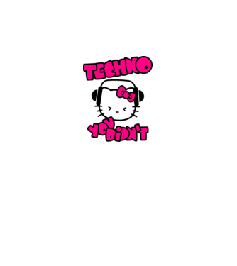 Hello Kitty - Techno You Didn't minta dusty pink pólón