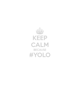 yolo minta fekete pólón