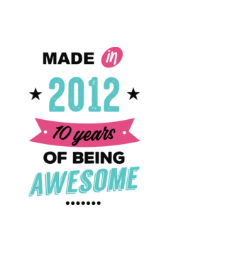 MADE in 2012 minta fekete pólón