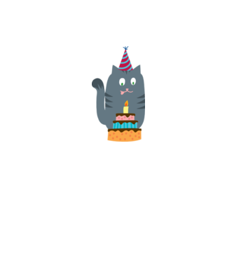 cat_cake minta fehér/piros pólón