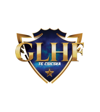 GLHF  te csicska minta fehér pólón