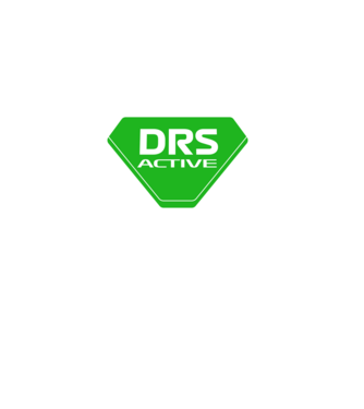 DRS ACTIVE minta fekete pólón