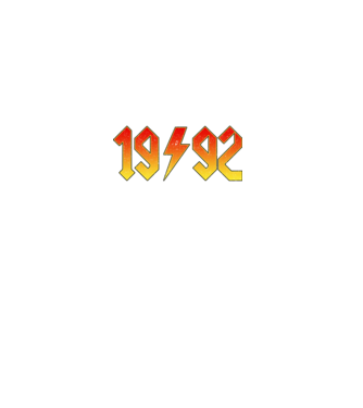 1992 Április megszületik egy legenda minta fekete pólón