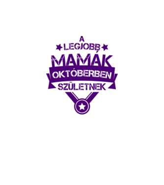  Csillagos legjobb mamák október minta neonpink pólón