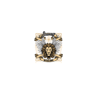 KINGS ARE BORN 1995 - JANUÁR minta fekete pólón