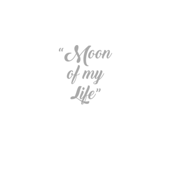 Moon of my life minta fekete pólón