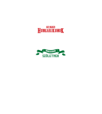 Szülinapos hungarikum MÁRCIUS minta fekete pólón