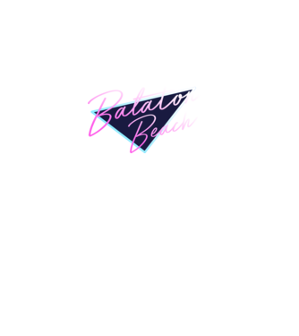 Balaton Beach neon minta almazöld pólón