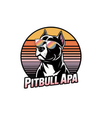Pitbull Apa minta homokszín pólón