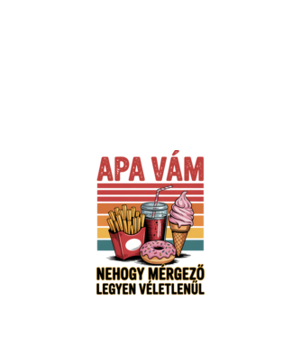 Apa vám minta fehér pólón