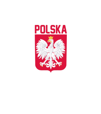 Polska címer minta fehér pólón