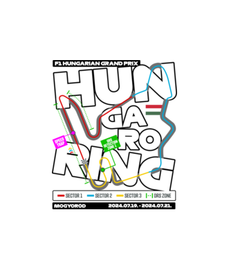 Hungaroring basic 24 minta fehér pólón